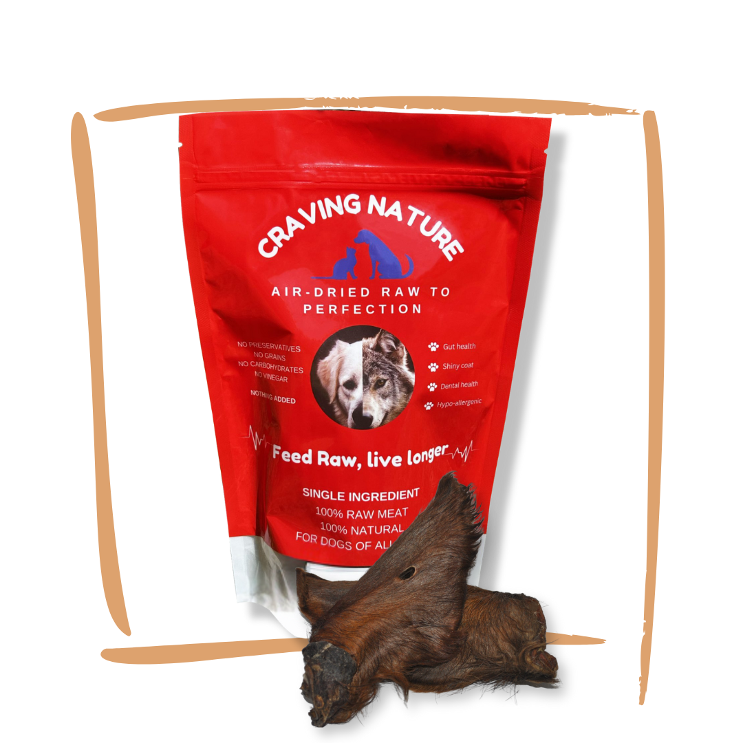 Dried Beef Ears RawFedPets