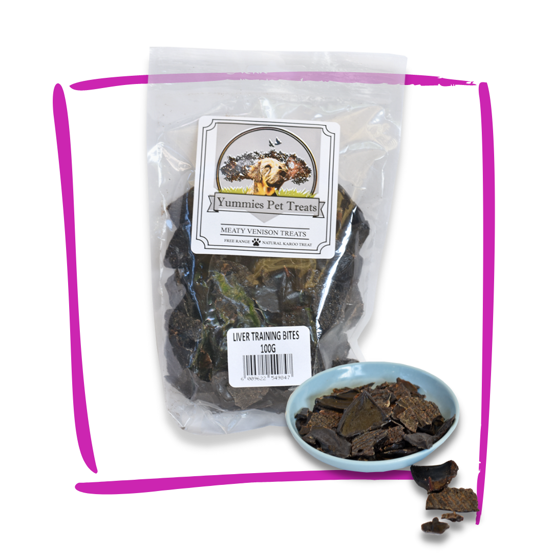 Yummies venison biltong training bites 100g