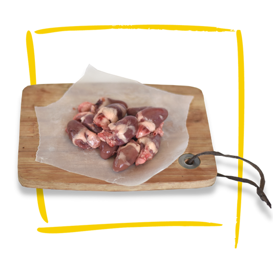 Raw Gold Raw Chicken Hearts