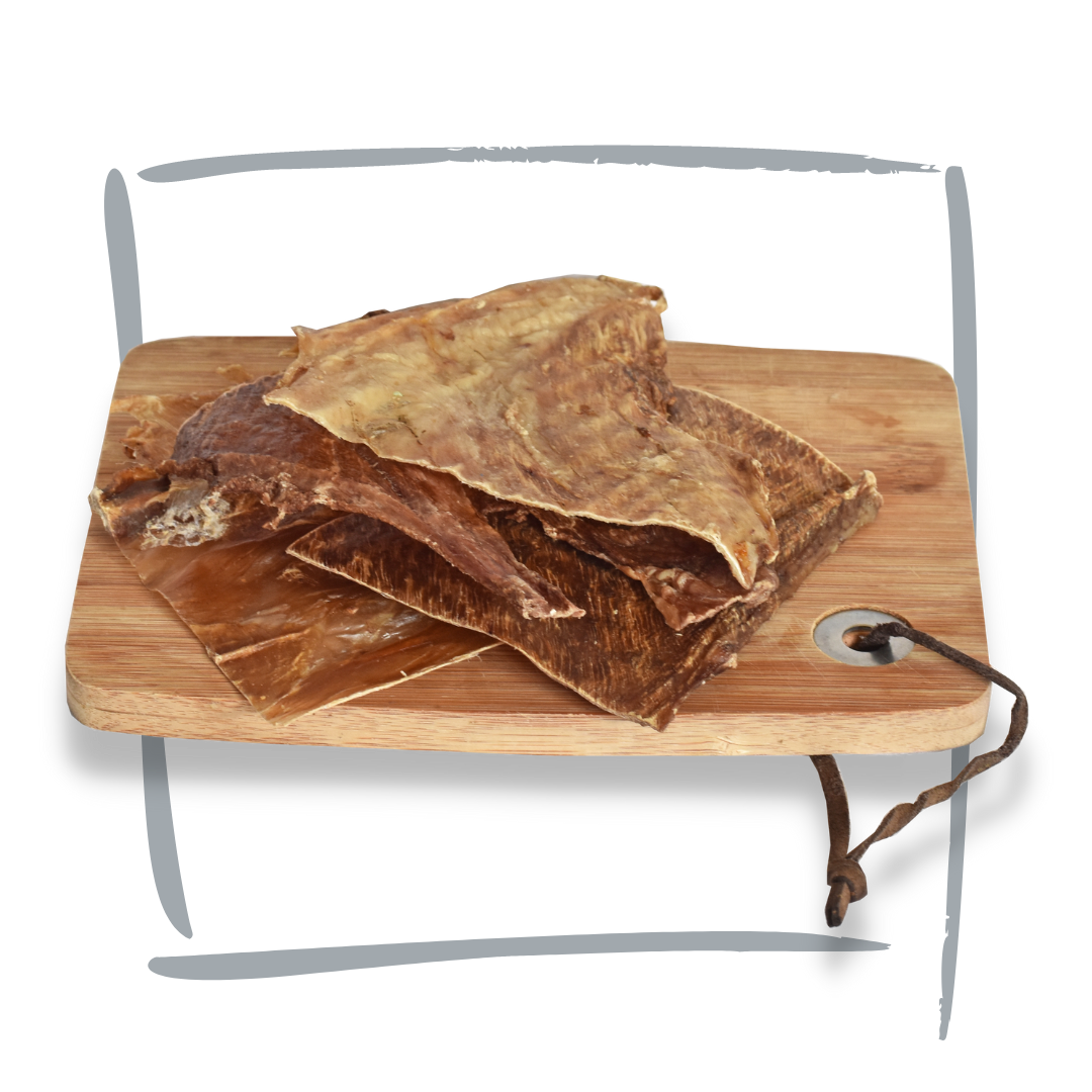 Dried Ostrich Chips dog treats