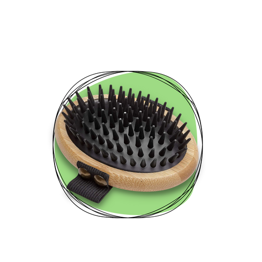 Miki Bamboo Palm Dog Hair Brush