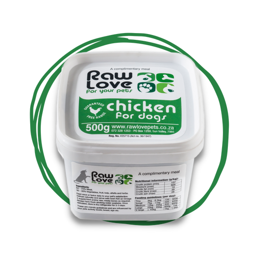 Raw Love Chicken Meal for Dogs