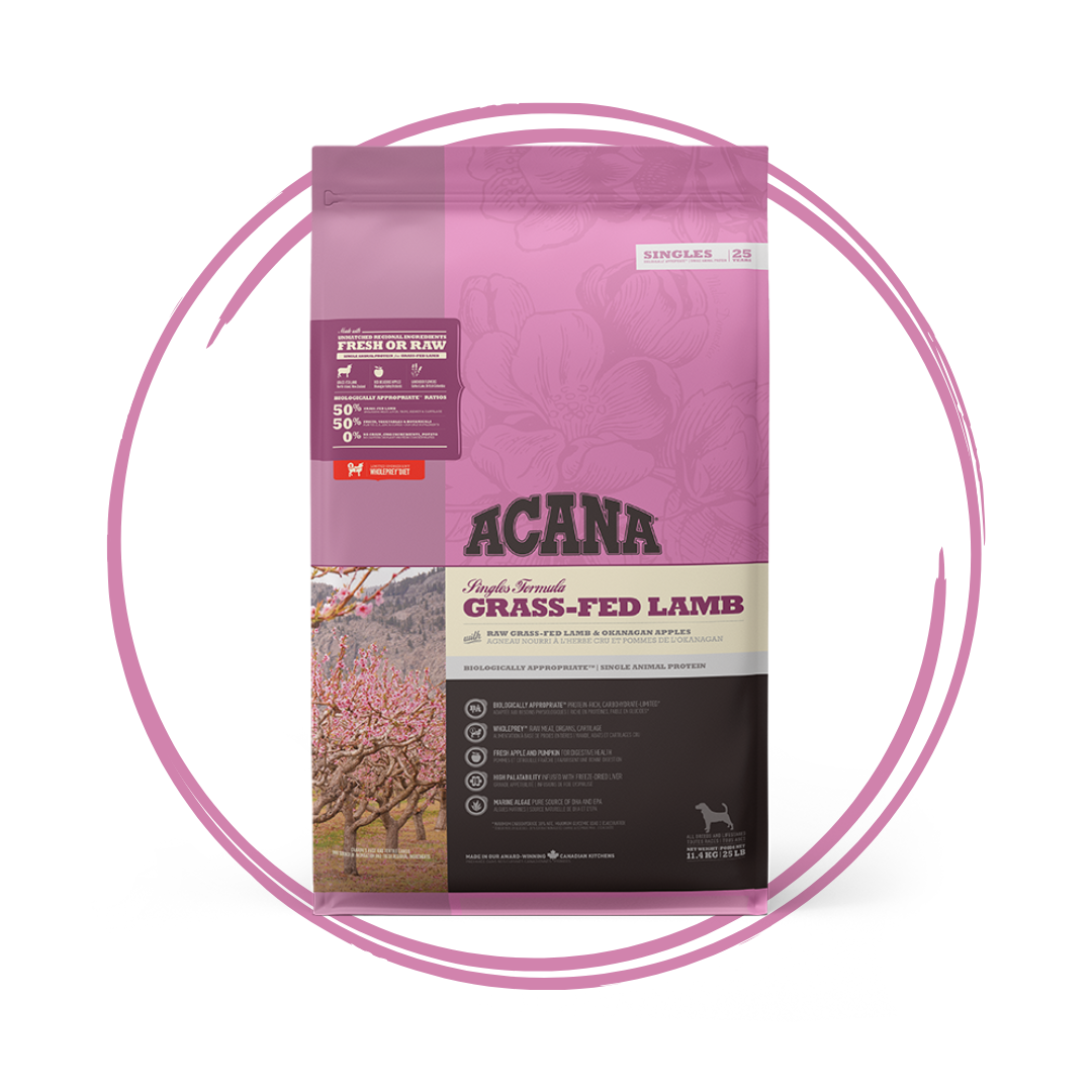 Acana Singles: Grass Fed Lamb Dog Food