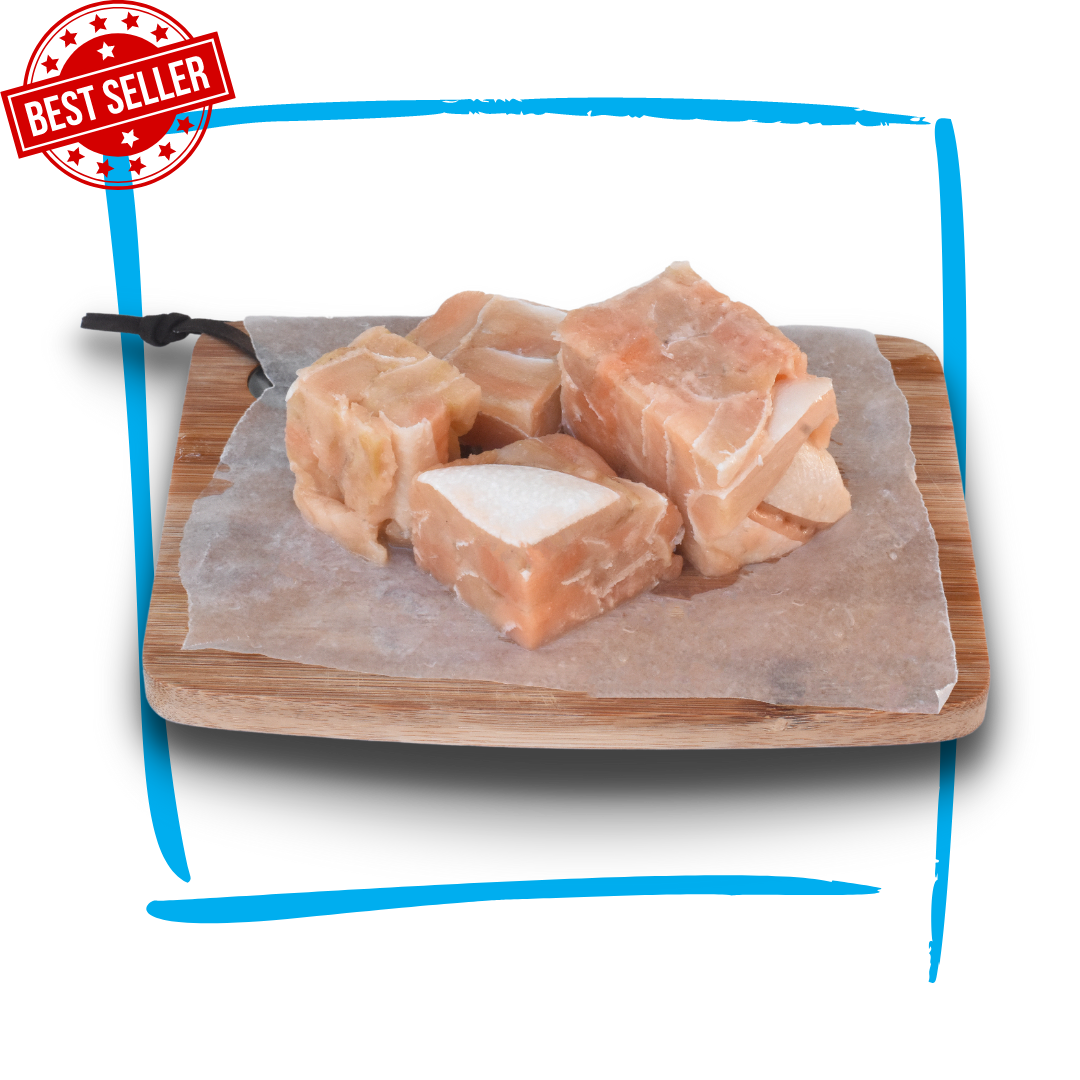Doggobone whole raw pet food fish pieces 1kg