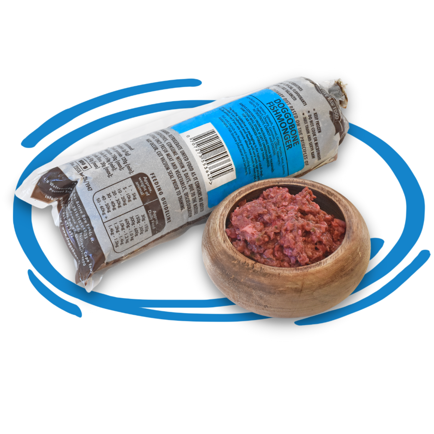 Doggobone Raw Dog Food Fishmonger fish Meal 500g