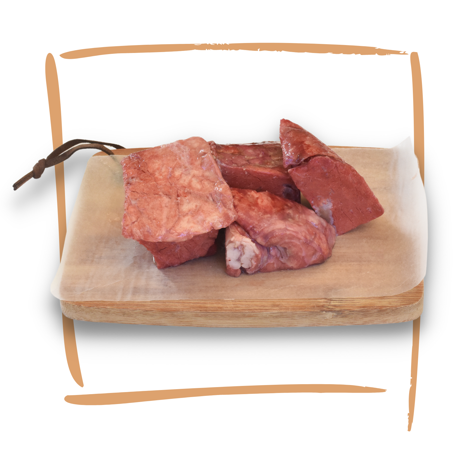 Doggobone Whole Raw Pet Food Beef Lung Chunks 1kg