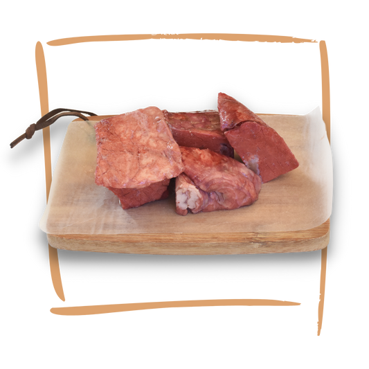 Doggobone Whole Raw Pet Food Beef Lung Chunks 1kg