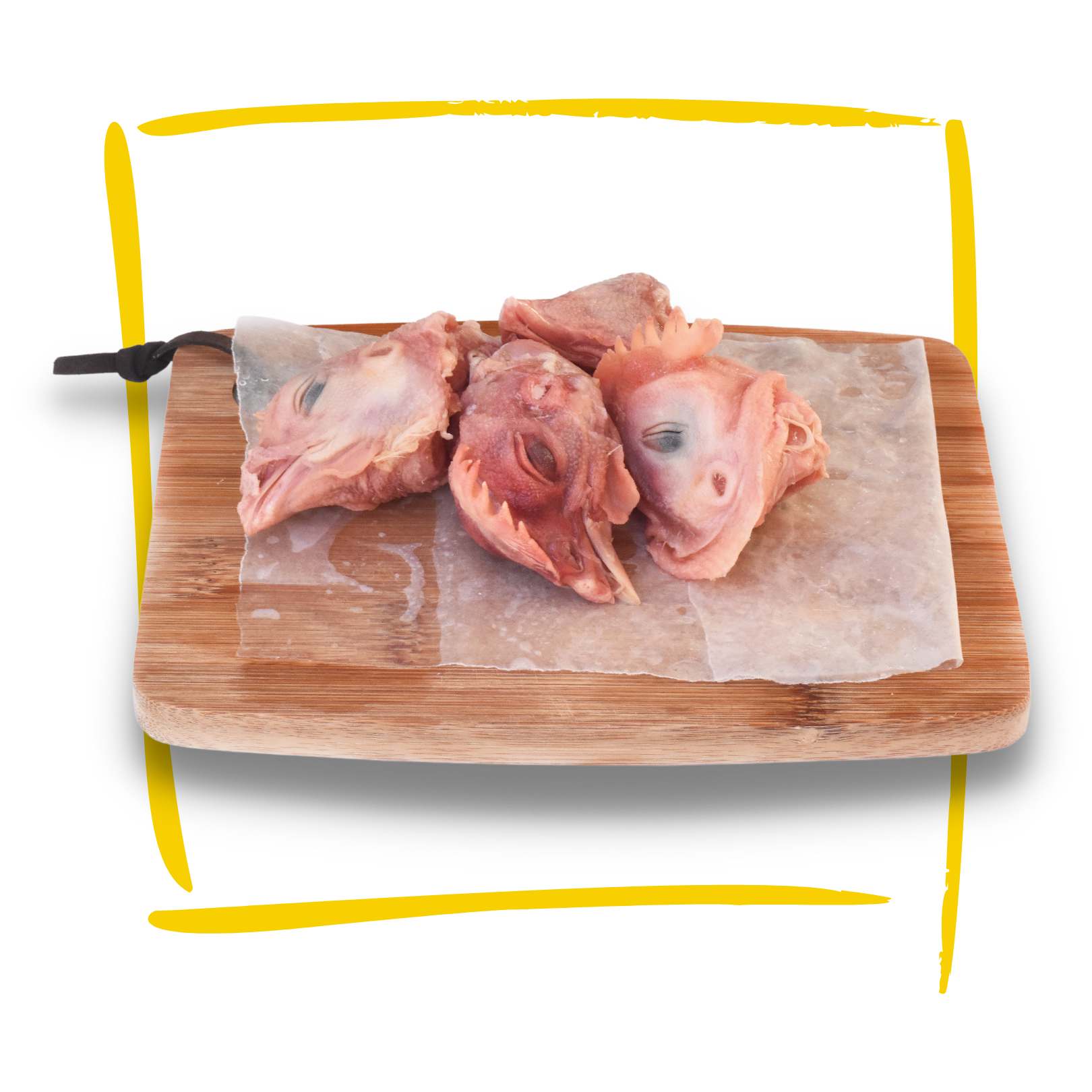 Doggobone Whole Raw Pet Food Chicken Heads 1kg