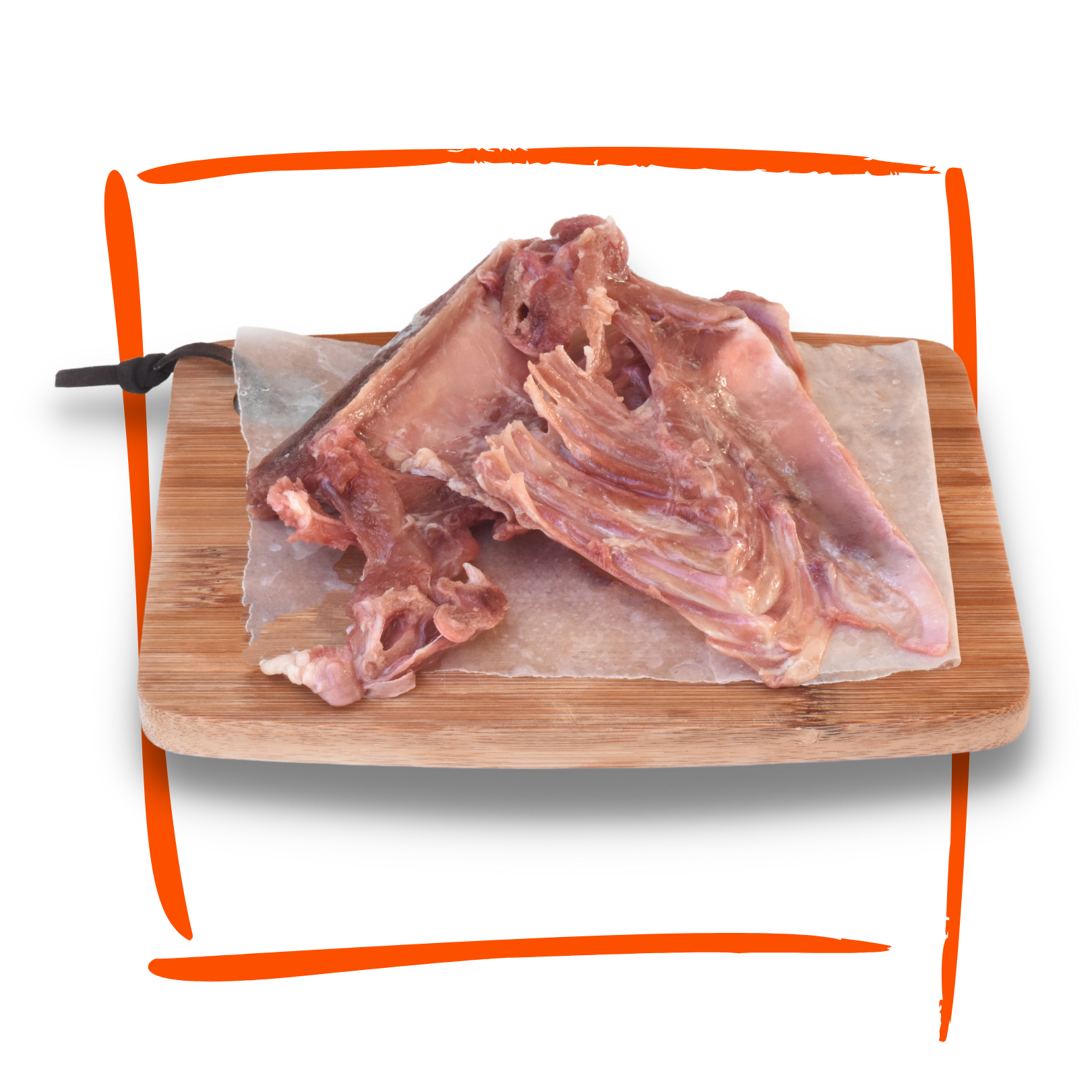doggobone whole raw pet food duck bone back and tail 1kg