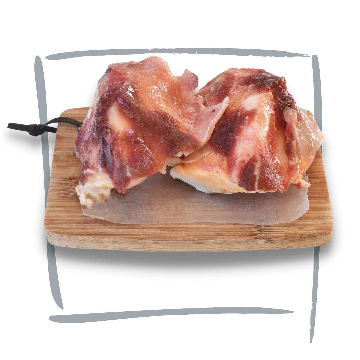 Doggobone whole raw pet food ostrich knee pieces