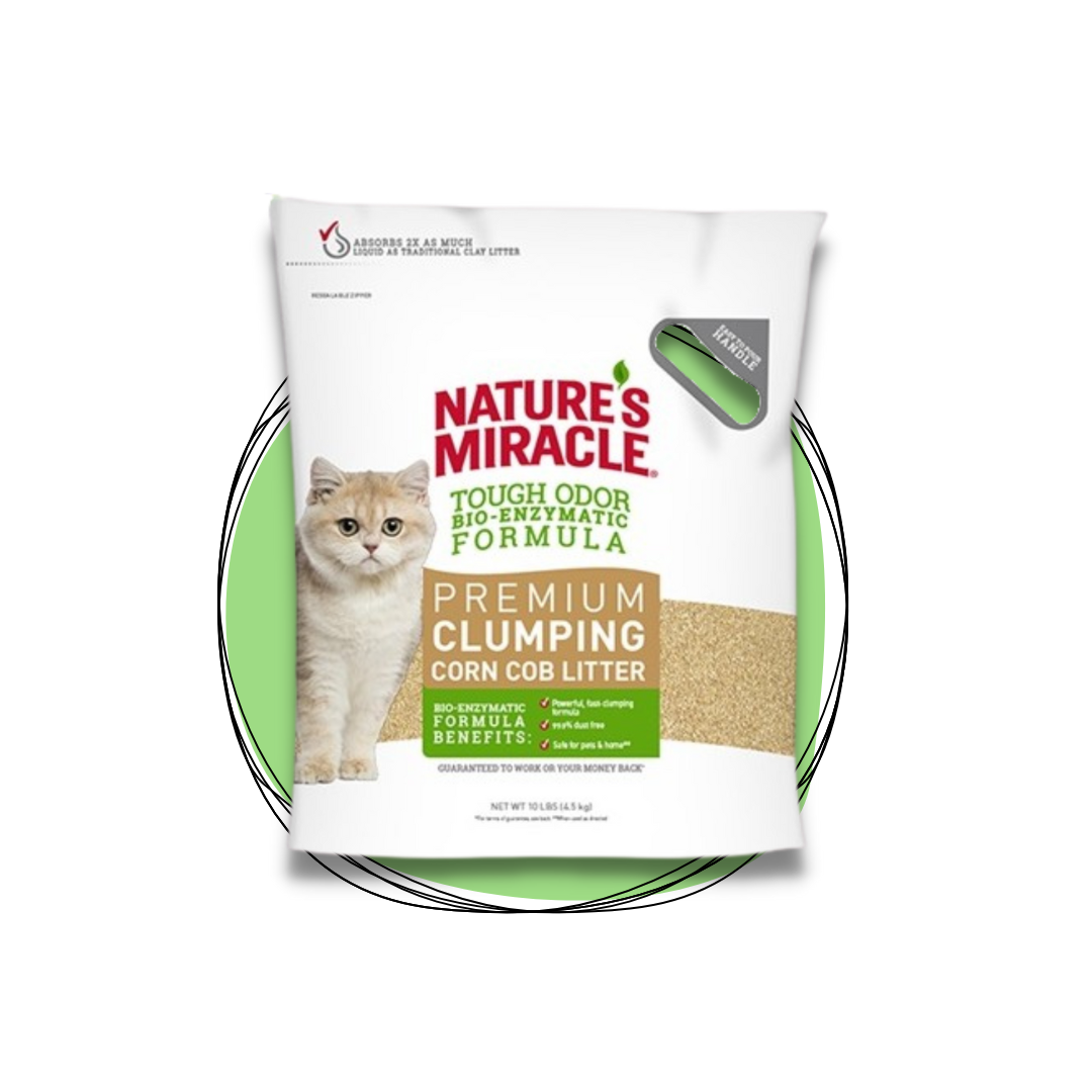 Nature s Miracle Premium Clumping Corn Cob Litter