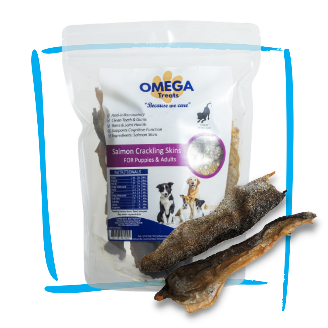 Omega Salmon Crackling Skins RawFedPets Omega Salmon Crackling Skins RawFedPets