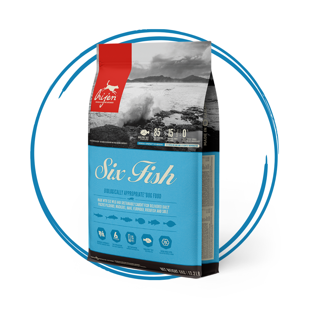 Orijen Six Fish Hondenvoer - Best Petfoods Orijen Six Fish Hondenvoer - Best Petfoods