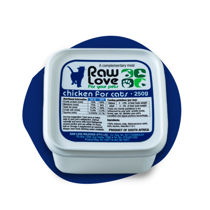 Raw Love cat food chicken meal 250g