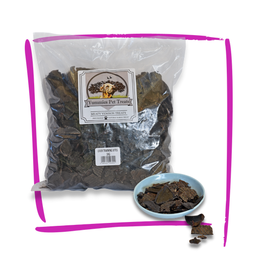 Venison Liver Biltong Training Treats 1kg BULK PACK