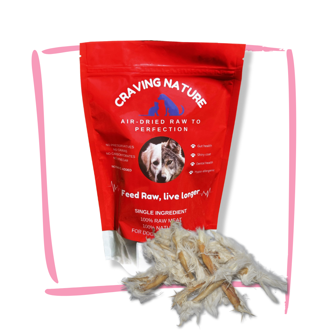 Dried Rabbit Skins 100g – Raw Fed Pets