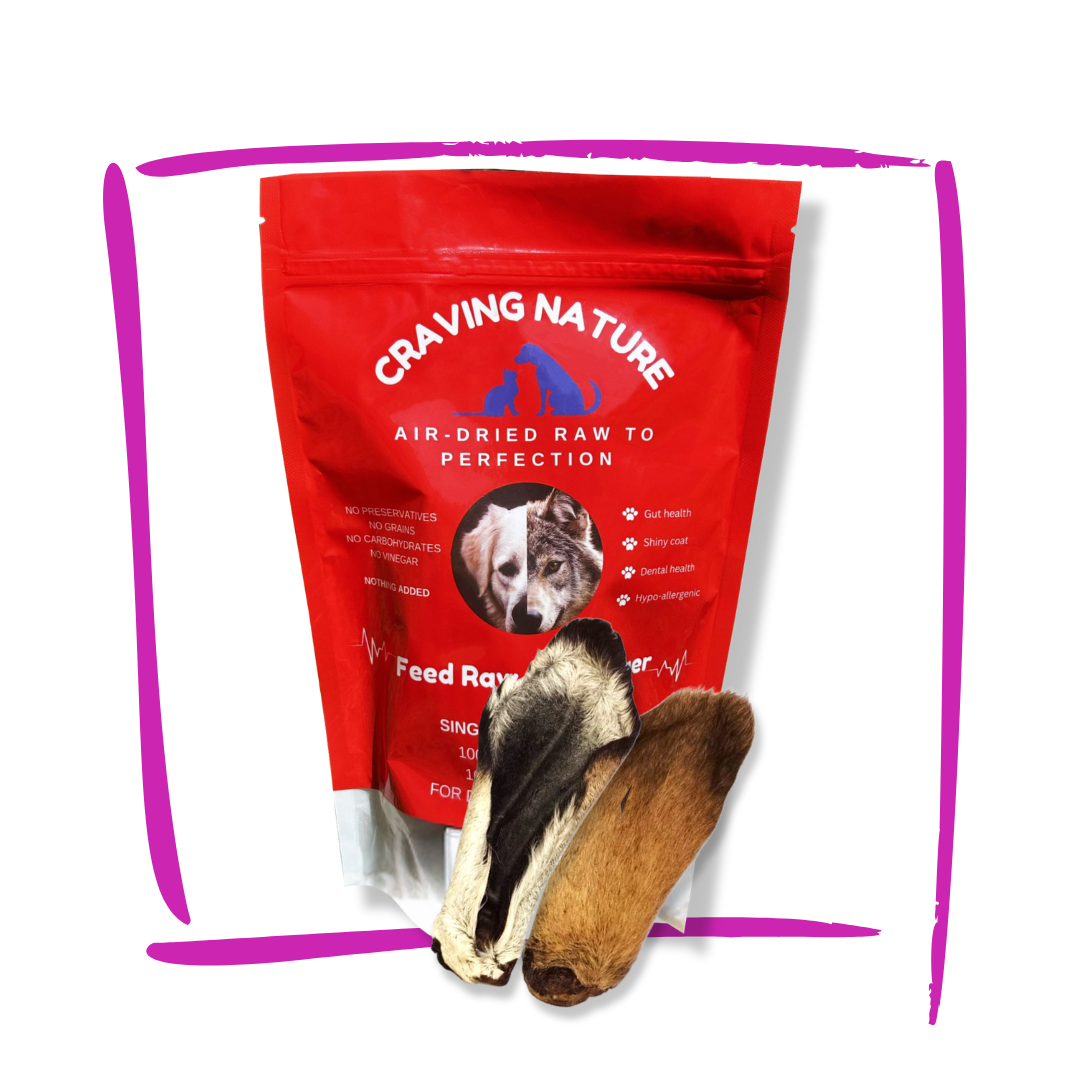 Dried Venison Ears RawFedPets Dried Venison Ears RawFedPets