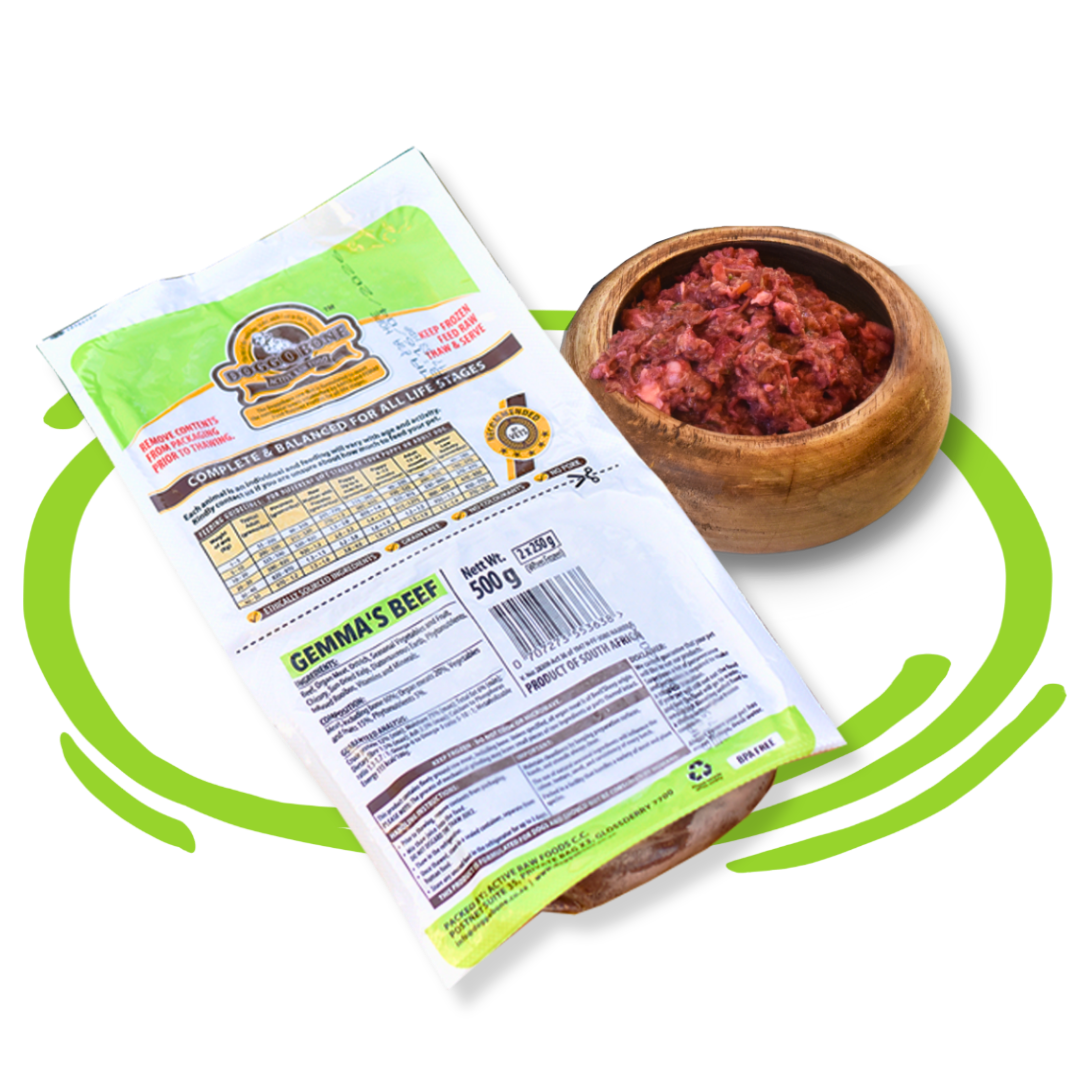 Gemma's Beef Raw Dog Food