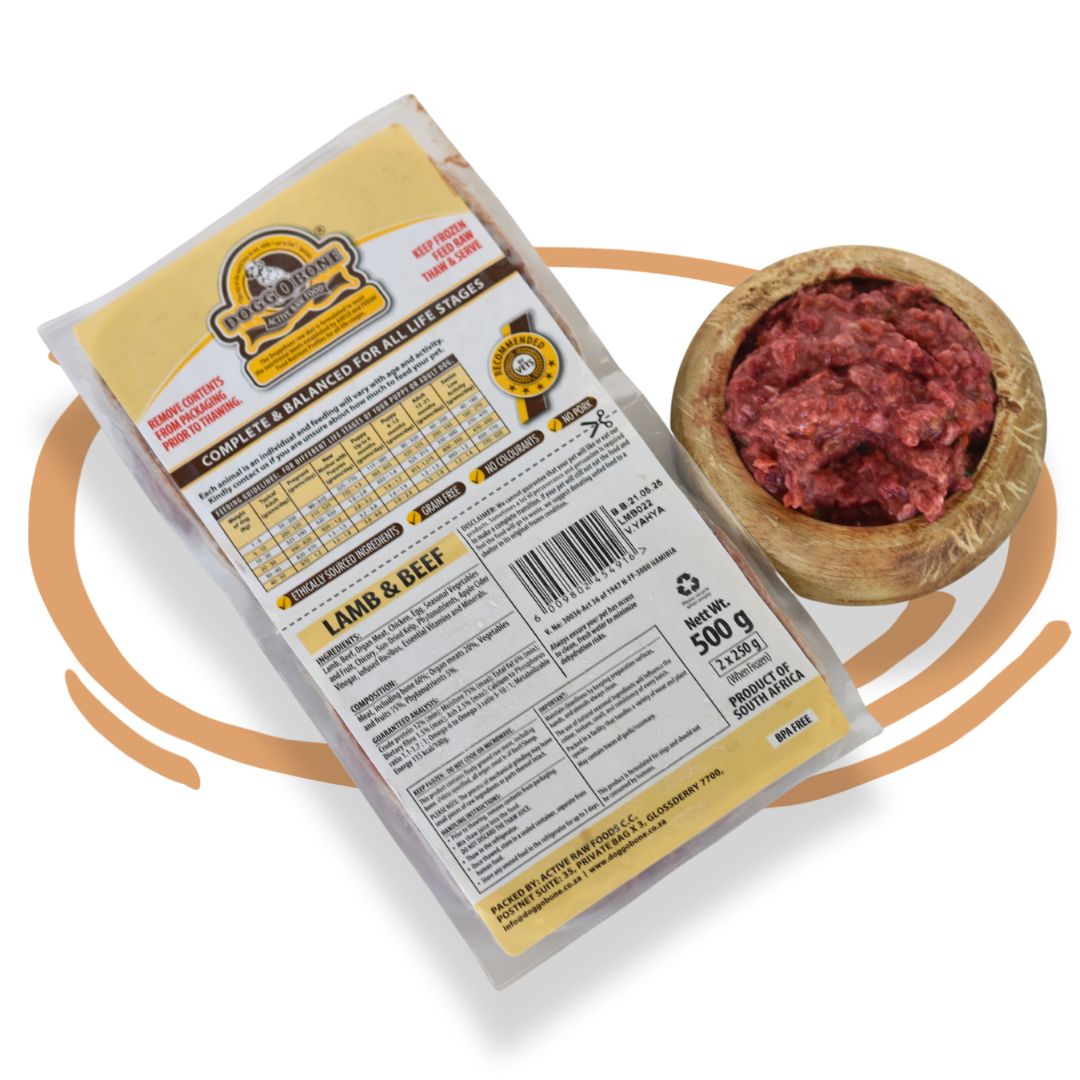 Doggobone Lamb and Beef raw food