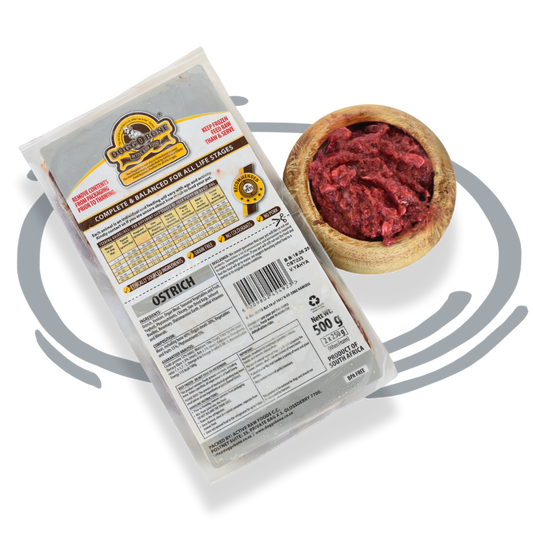 Doggobone Ostrich raw food