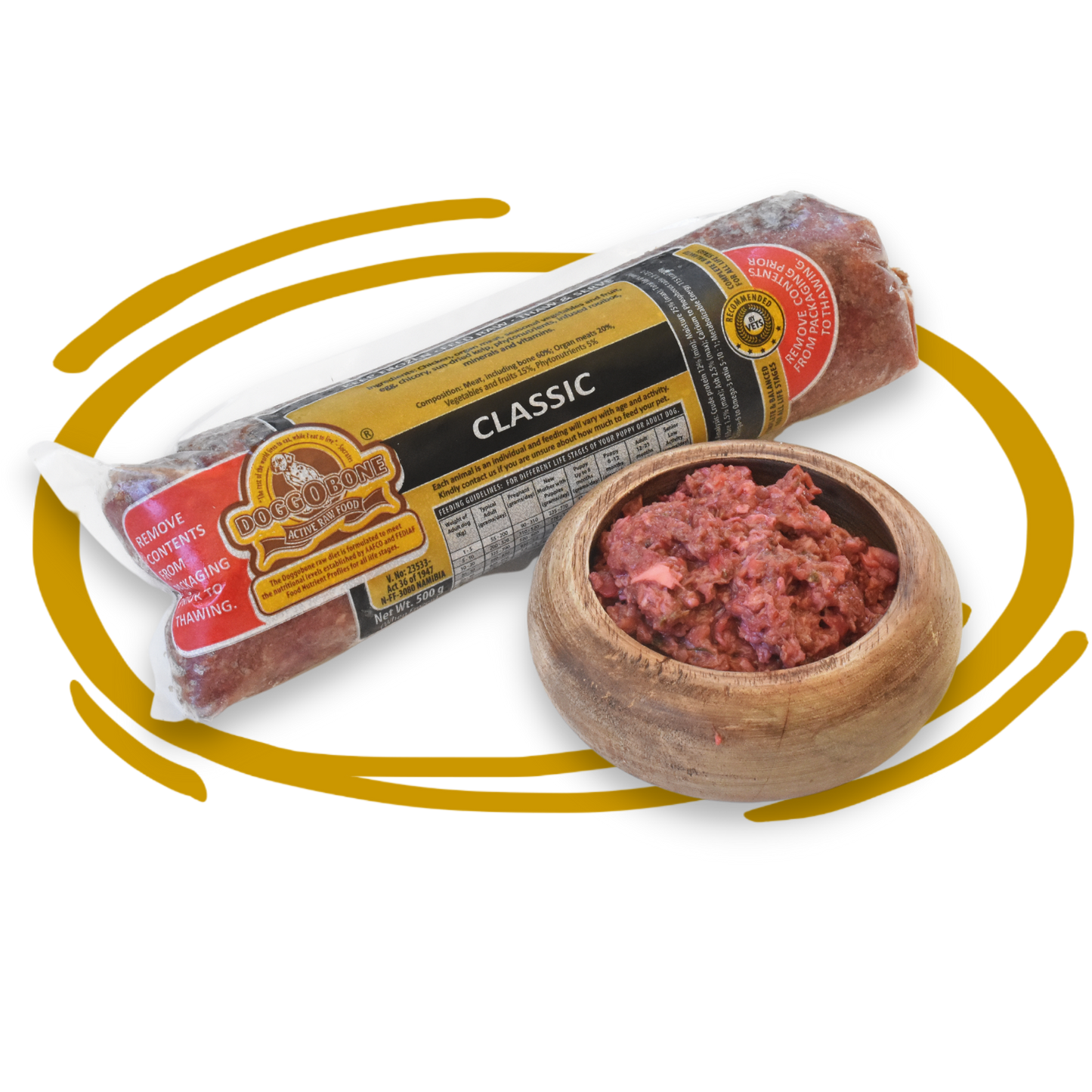Doggobone Classic 500g RawFedPets