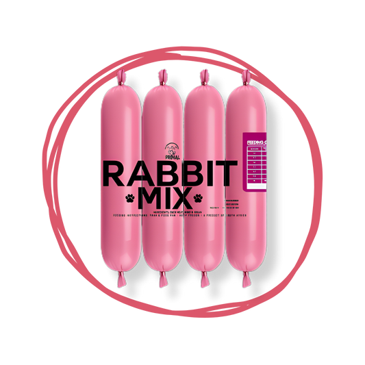 Primal Raw Rabbit Mix Minis (4x250g)