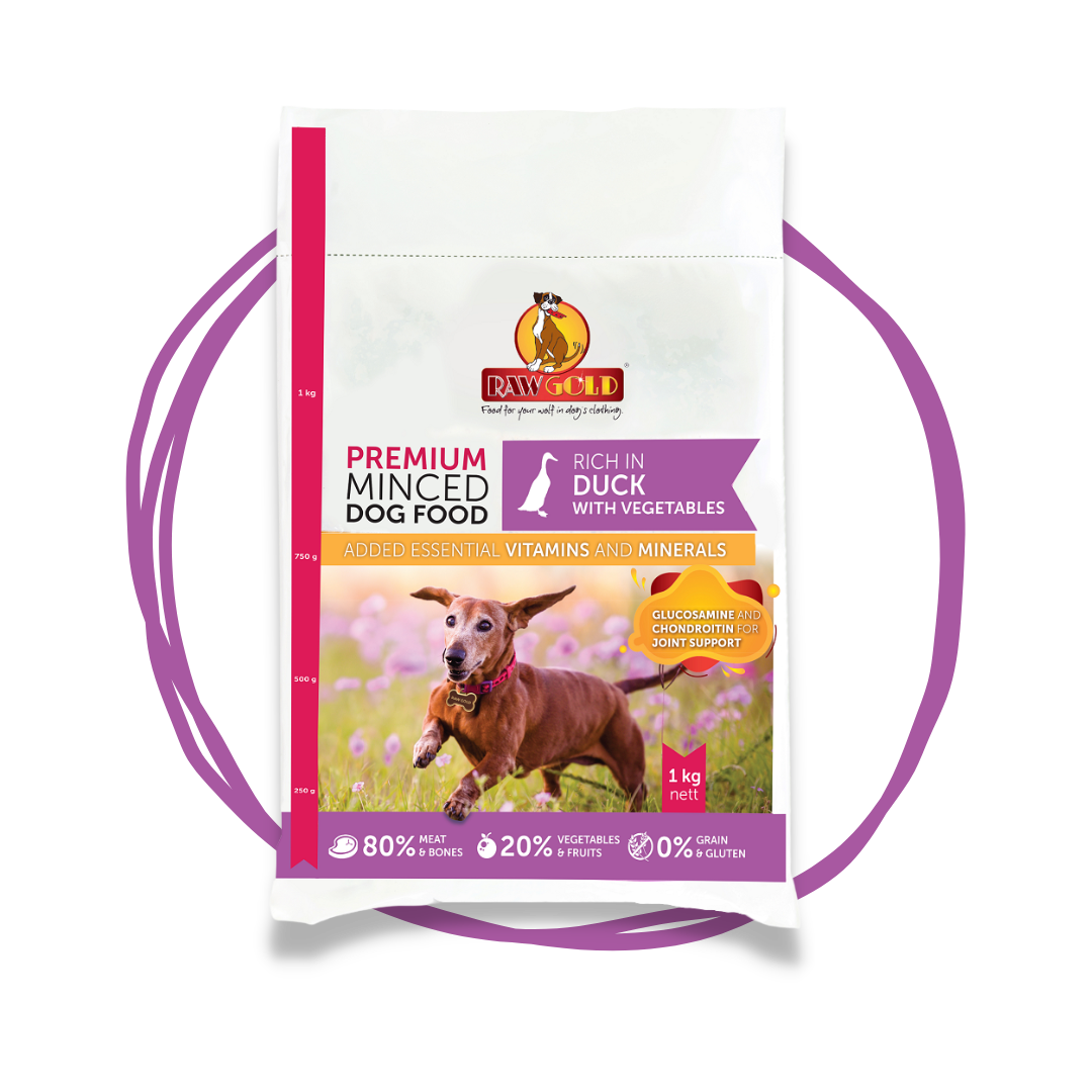 Raw Gold Premium Duck Meal 1kg RawFedPets Raw Gold Premium Duck Meal 1kg RawFedPets