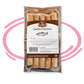 Package of Doggobone Sardine Chipolatas with a pink circle around it on a white background