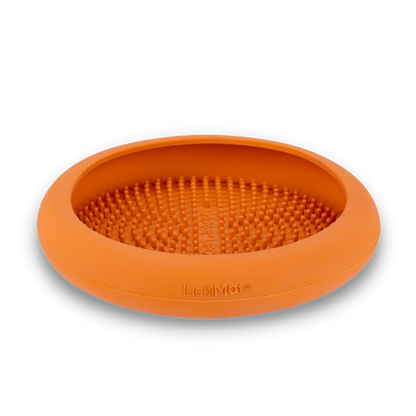 LickiMat UFO Slow Feeding Bowl Orange