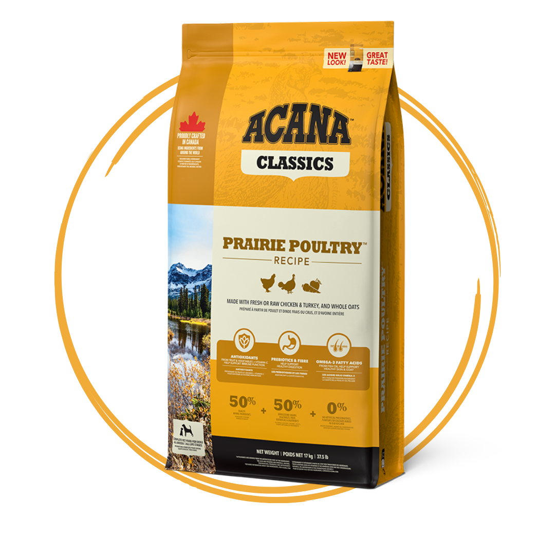 Acana classic prairie sales poultry 17 kg